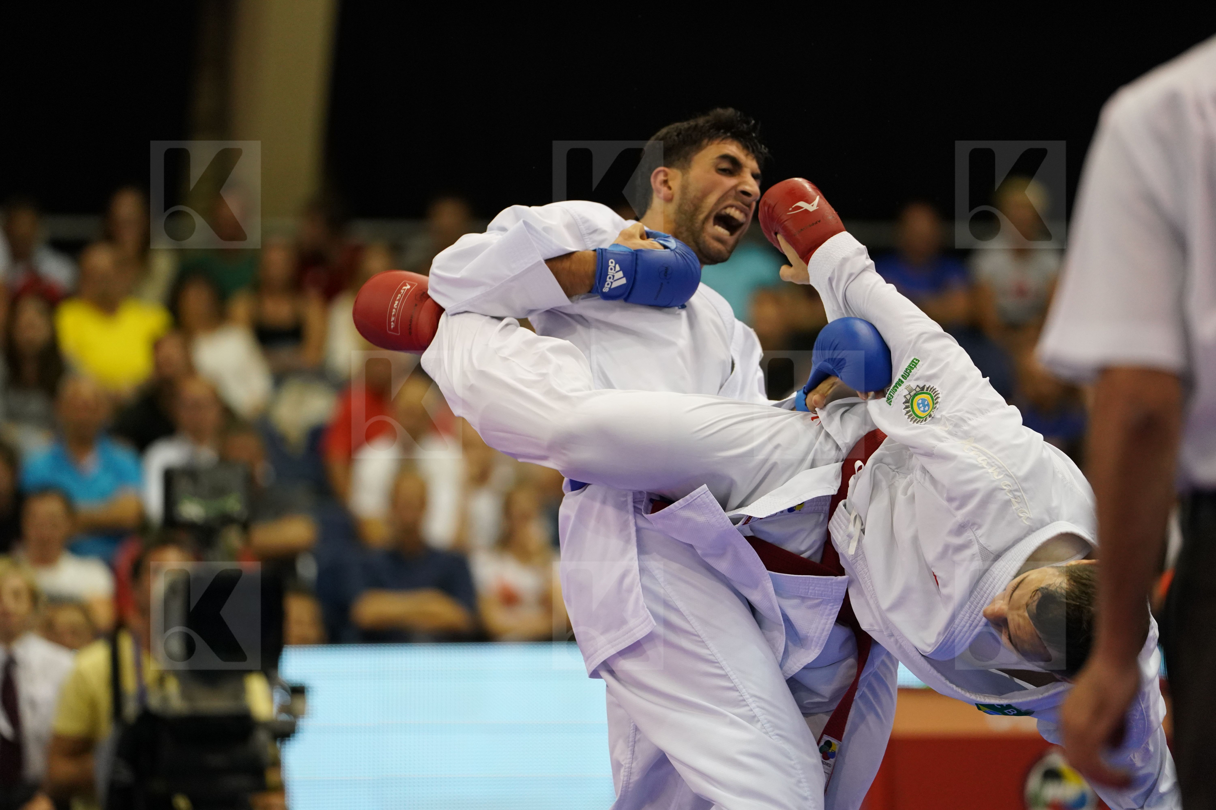 Azerbaijan Brazil Farzaliyev Firdosi Male Kumite -60kg Santos Brose Douglas